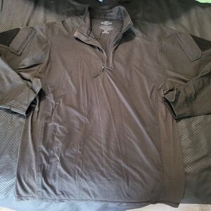 Black Tactical Quarter-Zip Shirt